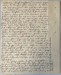 Quelle: Landeskirchliches Archiv Karlsruhe, Vivian Ritter Seite 2 des Lebenslaufes von Hermann Bühn